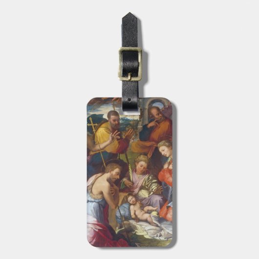Die Geburt Christi, 1534 (Öl auf Platte) Gepäckanhänger (Vorderseite vertikal)