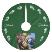 DIE GEBURT CHRISTI #16 POLYESTER WEIHNACHTSBAUMDECKE (Vorderseite)