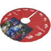 DIE GEBURT CHRISTI #8 POLYESTER WEIHNACHTSBAUMDECKE (Schrägansicht)