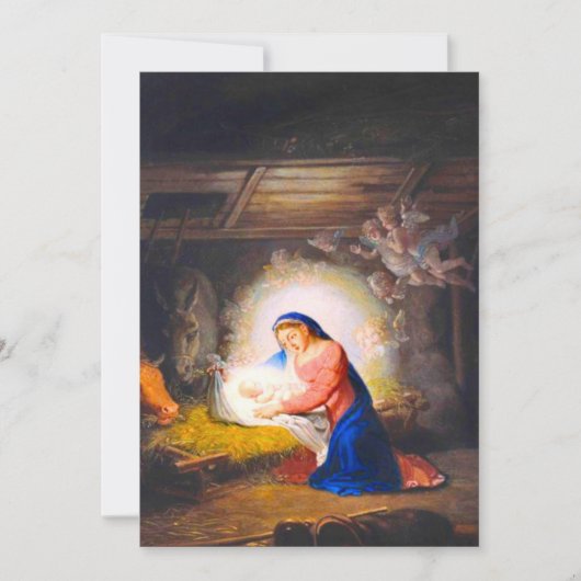Die Geburt Christi Ankündigung (Vorderseite)