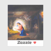 Die Geburt Christi Aufkleber (Blatt)