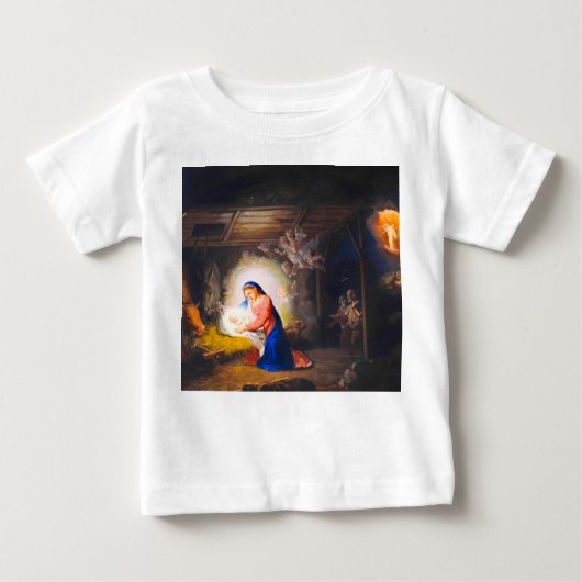 Die Geburt Christi Baby T-shirt (Vorderseite)
