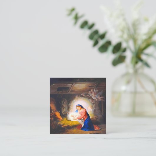 Die Geburt Christi Begleitkarte (Stehend Vorderseite)