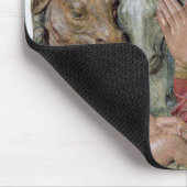Die Geburt Christi, c.1460 (gemalte Terrakotta) Mousepad (Ecke)