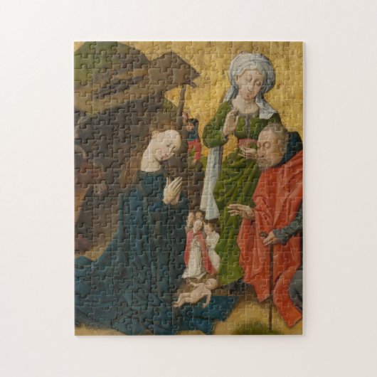 Die Geburt Christi, circa 1460 Puzzle (Vertikal)