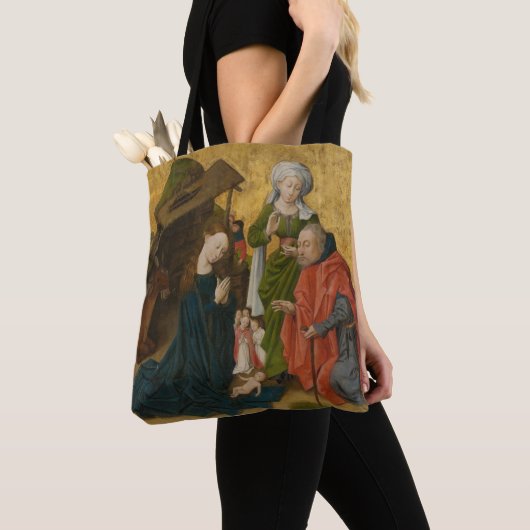 Die Geburt Christi, circa 1460 Tasche (Von Nahem)