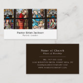 Die Geburt Christi, das Christentum, die Religiöse Visitenkarte (Vorne/Hinten)