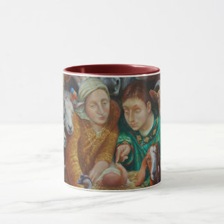 Die Geburt Christi durch Rosemarie Adcock Tasse