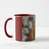 Die Geburt Christi durch Rosemarie Adcock Tasse (Links)