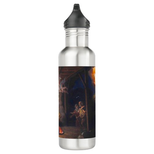 Die Geburt Christi Edelstahlflasche (Rechts)