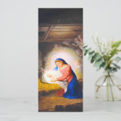 Die Geburt Christi Einladung (Stehend Vorderseite)