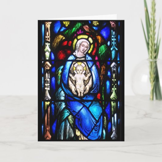 Die Geburt Christi Feiertagskarte (Vorderseite)