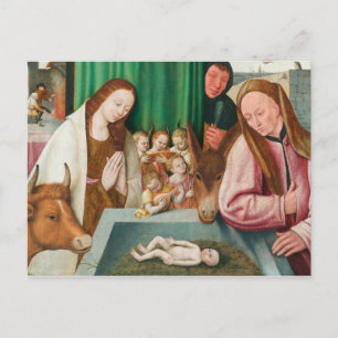 Die Geburt Christi Feiertagspostkarte