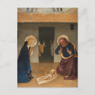 Die Geburt Christi Feiertagspostkarte