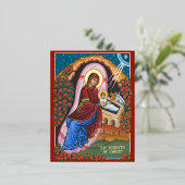 Die Geburt Christi Folie Einladungspostkarte (Stehend vorne)