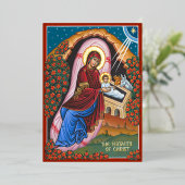 Die Geburt Christi Folien Feiertagskarte (Stehend vorne)