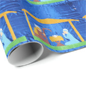 Die Geburt Christi Geschenkpapier (Rolleneckpunkt)