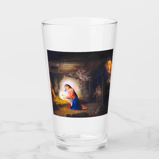 Die Geburt Christi Glas (Vorderseite)