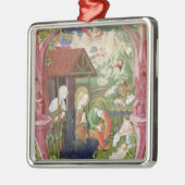 Die Geburt Christi, italienische Nordschule Ornament Aus Metall (Links)