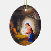 Die Geburt Christi Keramik Ornament (Rechts)