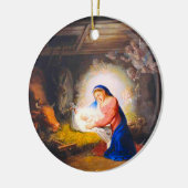 Die Geburt Christi Keramik Ornament (Links)