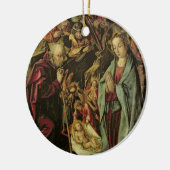 Die Geburt Christi Keramikornament (Links)