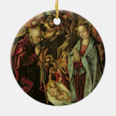 Die Geburt Christi Keramikornament (Hinten)