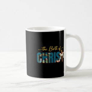 Die Geburt Christi Kreuz religiöse Weihnachten Nat Kaffeetasse