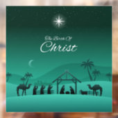 Die Geburt Christi Krippe Fenster klammern Fensteraufkleber (Blatt 2)