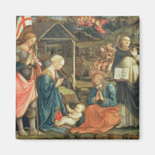 Die Geburt Christi mit SS. Michael und Dominic, Magnet