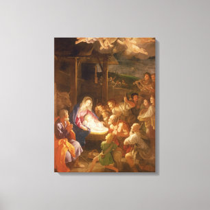 Die Geburt Christi nachts, 1640 Leinwanddruck