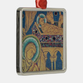 Die Geburt Christi, Platte vom Verduner Silbernes Ornament (Rechts)