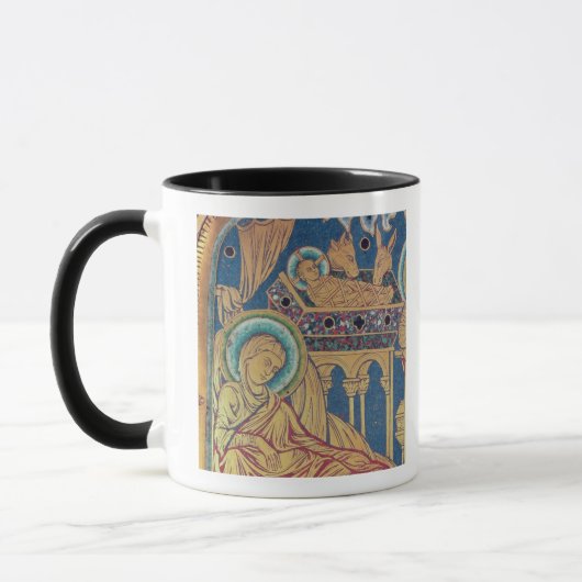 Die Geburt Christi, Platte vom Verduner Tasse (Links)