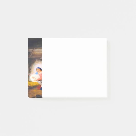 Die Geburt Christi Post-it Klebezettel (Vorderseite)