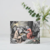Die Geburt Christi Postkarte (Stehend Vorderseite)