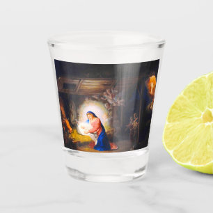 Die Geburt Christi Schnapsglas
