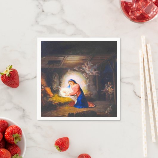 Die Geburt Christi Serviette (Beispiel)