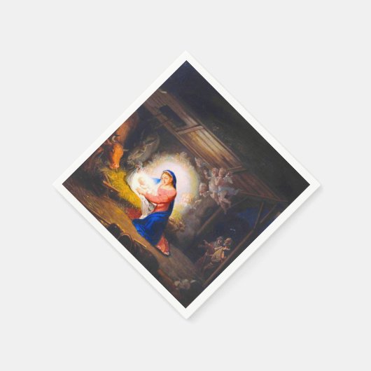 Die Geburt Christi Serviette (Ecke)