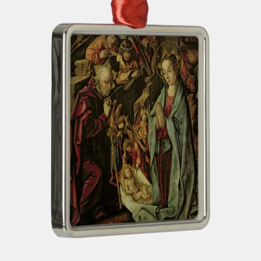 Die Geburt Christi Silbernes Ornament (Rechts)