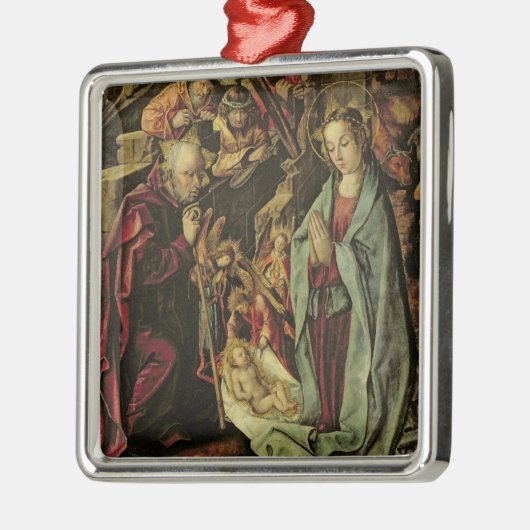 Die Geburt Christi Silbernes Ornament (Links)