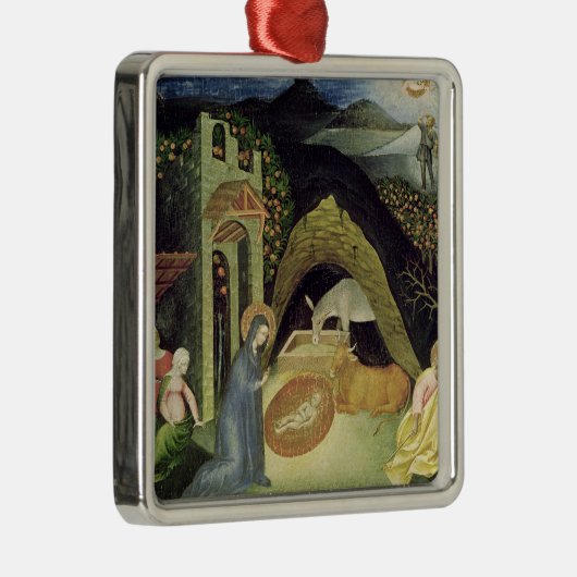 Die Geburt Christi Silbernes Ornament (Rechts)