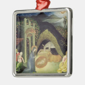 Die Geburt Christi Silbernes Ornament (Links)