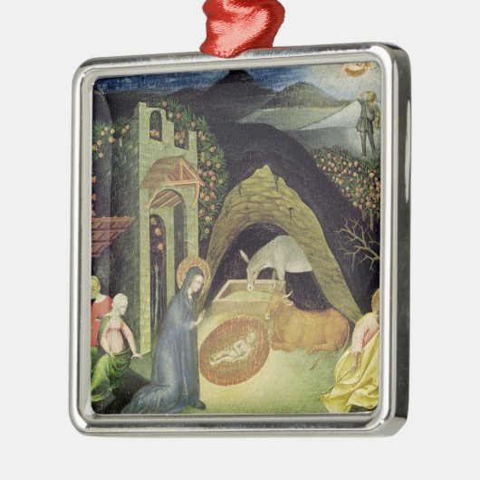 Die Geburt Christi Silbernes Ornament (Links)