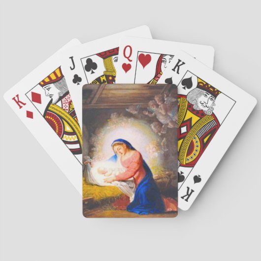 Die Geburt Christi Spielkarten (Rückseite)