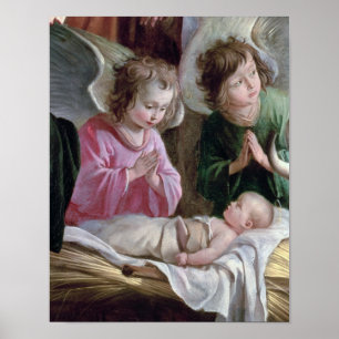 Die Geburt Christi, vom Buxtehude Altar, 1400-10 Poster