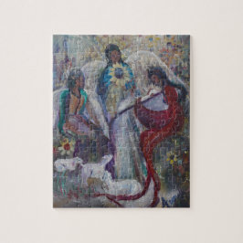 Die Geburt Christi von Engeln Puzzle