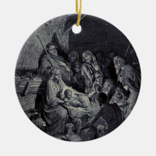 Die Geburt Christi von Gustave Doré Premium-Victor Keramik Ornament