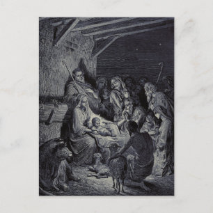 Die Geburt Christi von Gustave Doré Premium-Victor Postkarte