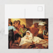 Die Geburt Christi von John Singleton Copley Postkarte (Vorne/Hinten)