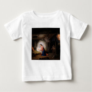 Die Geburt Christi (von Wladimir Borovikowski) Baby T-shirt